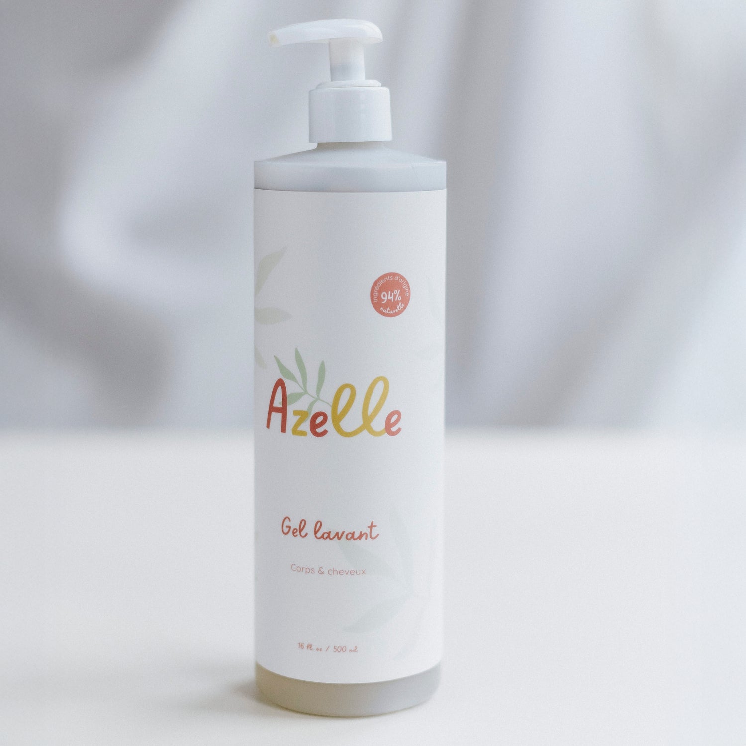 Gel Lavant Doux – Corps & Cheveux – Parfum Fleur d’Oranger & Abricot