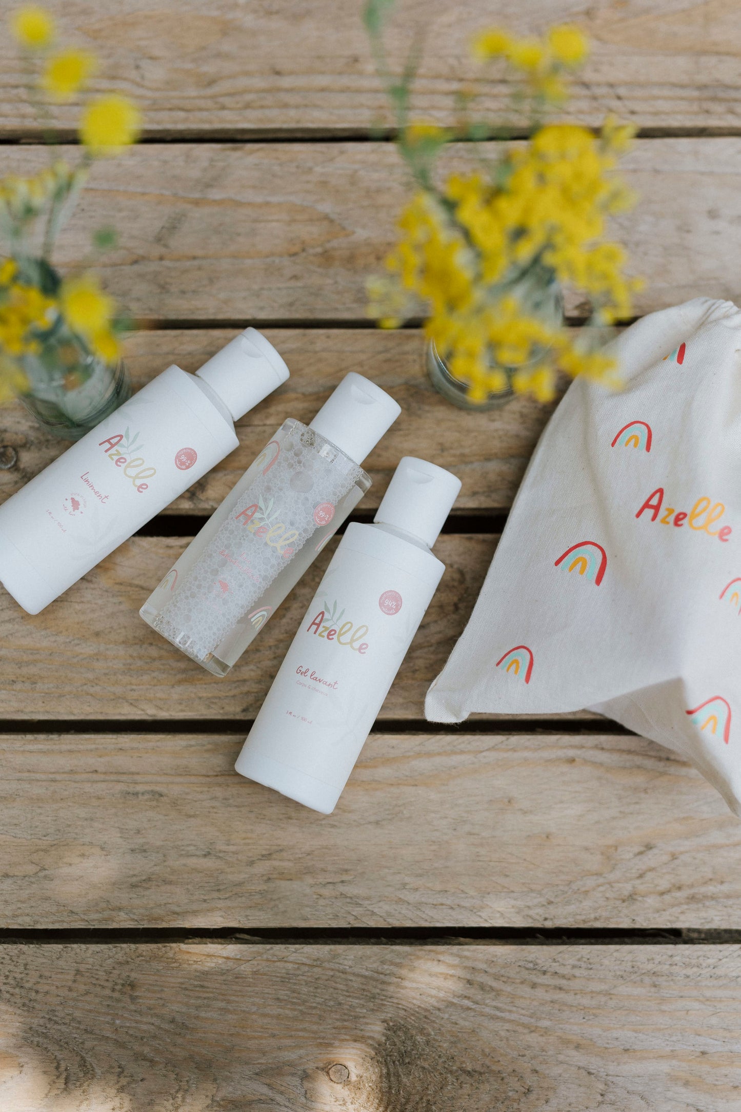 Pochette de rangement pour soins bébé